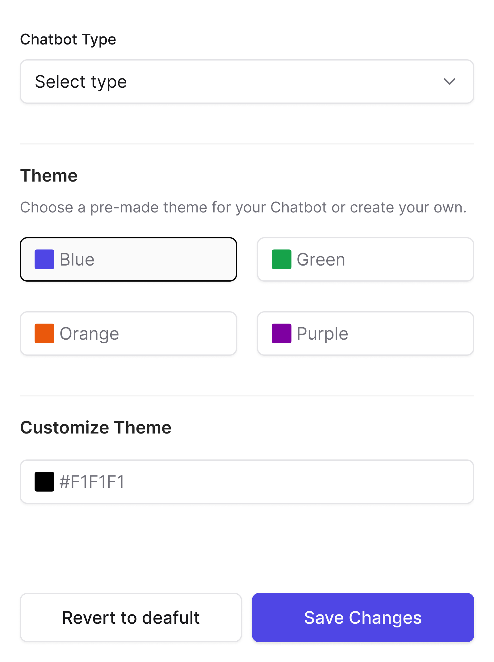 Chat Interface